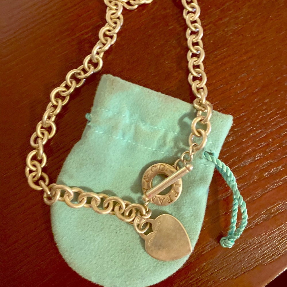 Tiffany one size heart necklace
